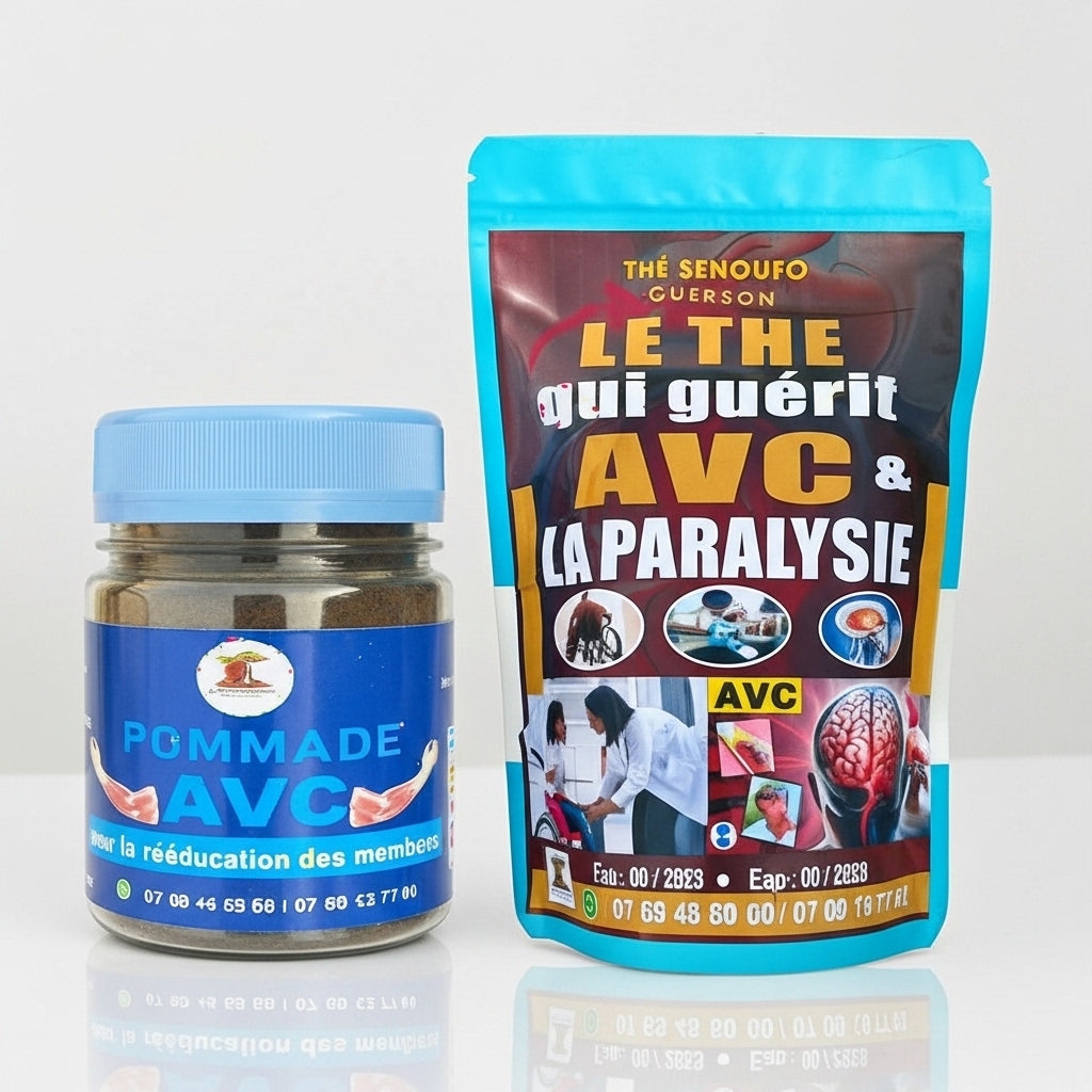 Thé Médicinal Anti-Paralysie +Pommade Bien-être Neurologique